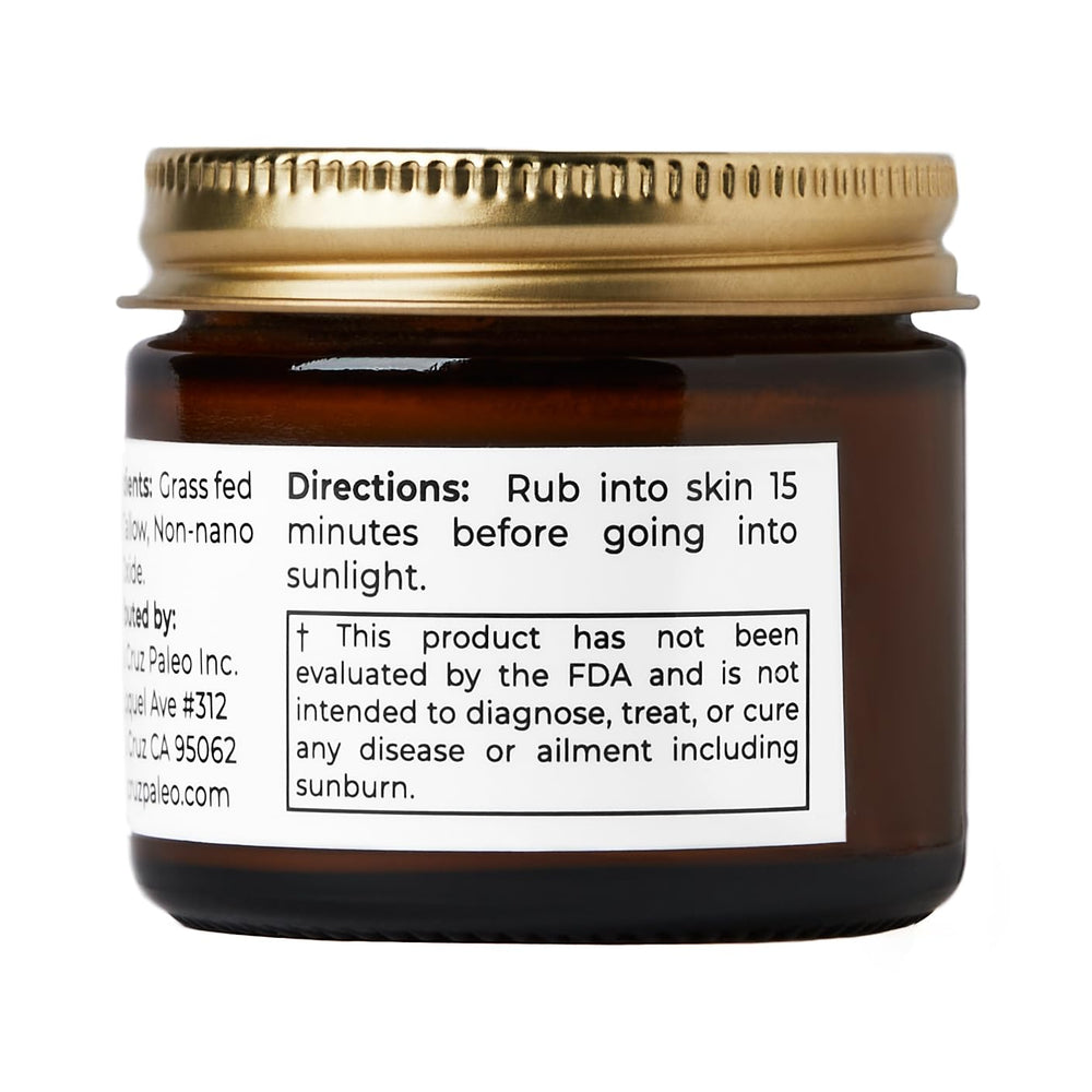 Santa Cruz Paleo non-nano zinc oxide formula offers mineral protection on contact