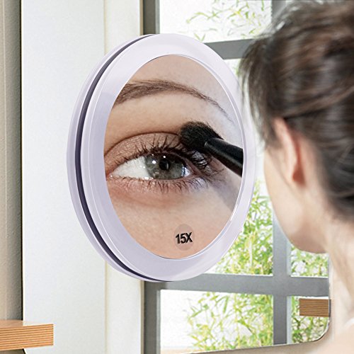 Miroir SANTOO 15x portable pour voyage, retouches discrètes.