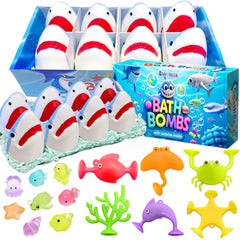 Santrela bombes bain requin ensemble cadeau, aventure aquatique au premier bain