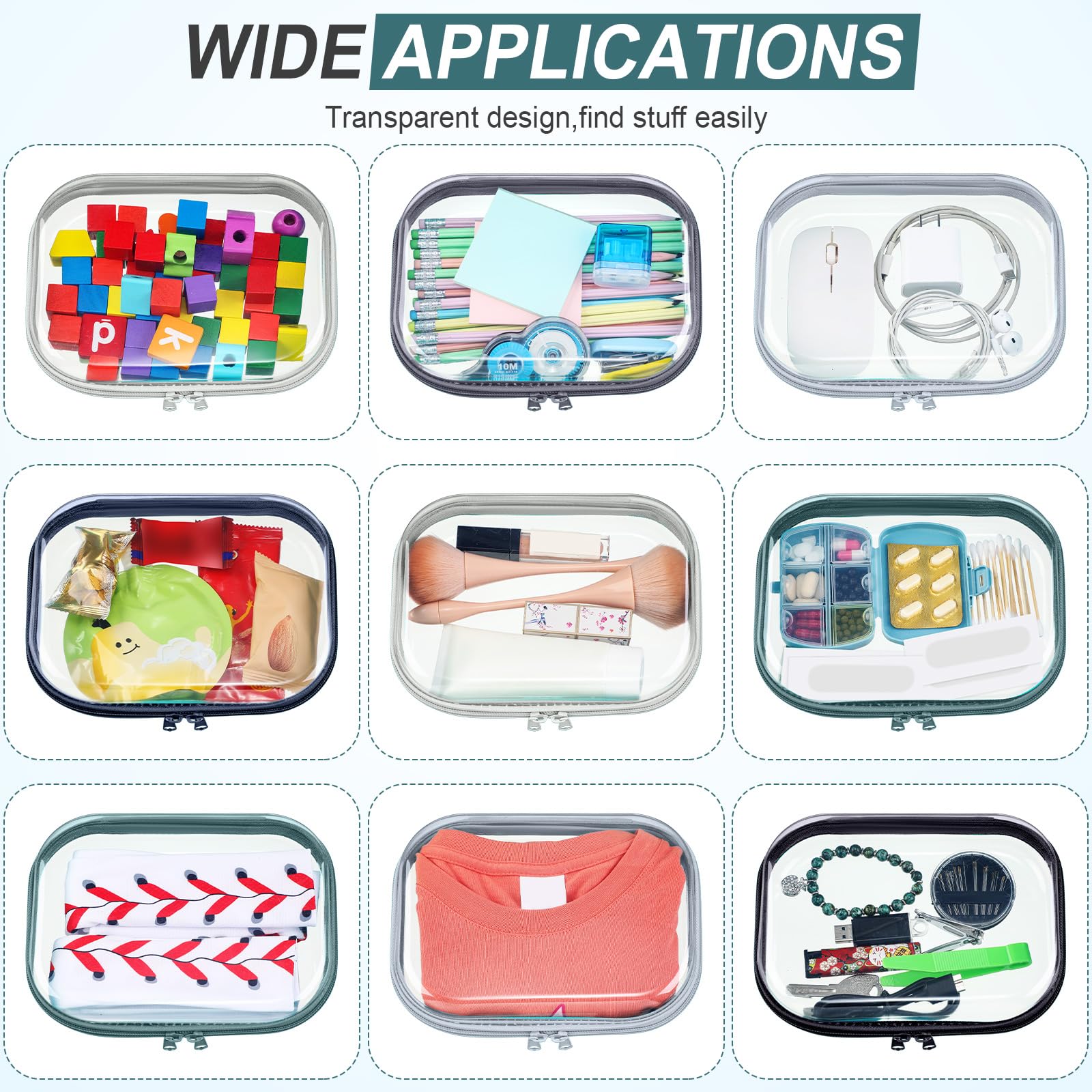 Boîte polyvalente Sanwuta, organisation pratique pour voyage et domicile.