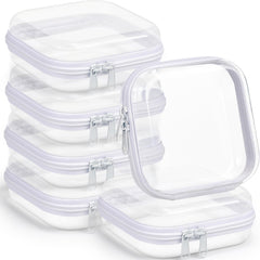Sanwuta étui zippé transparent – rangement rapide des affaires.