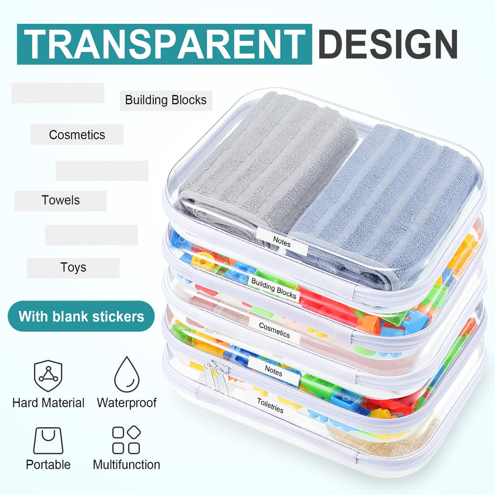 Sanwuta étui dur transparent, rangement d'outils et fournitures.