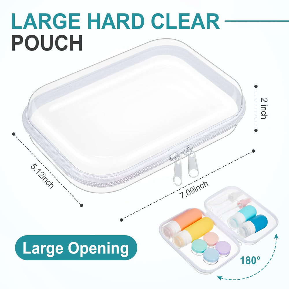 Sanwuta etuis rigides en PVC avec fermeture double, durabilité accrue.