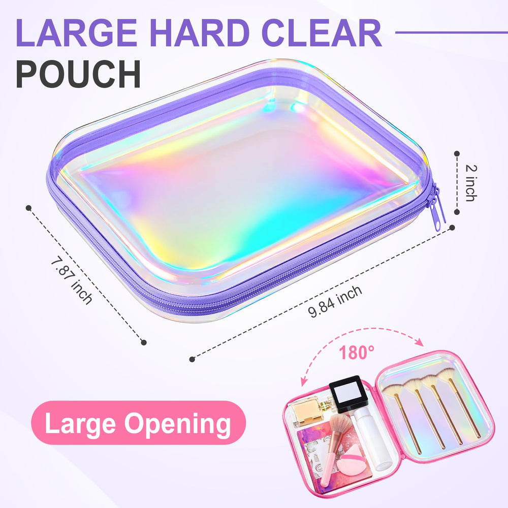 Ouverture double zip sur une pochette Sanwuta, facile à utiliser.