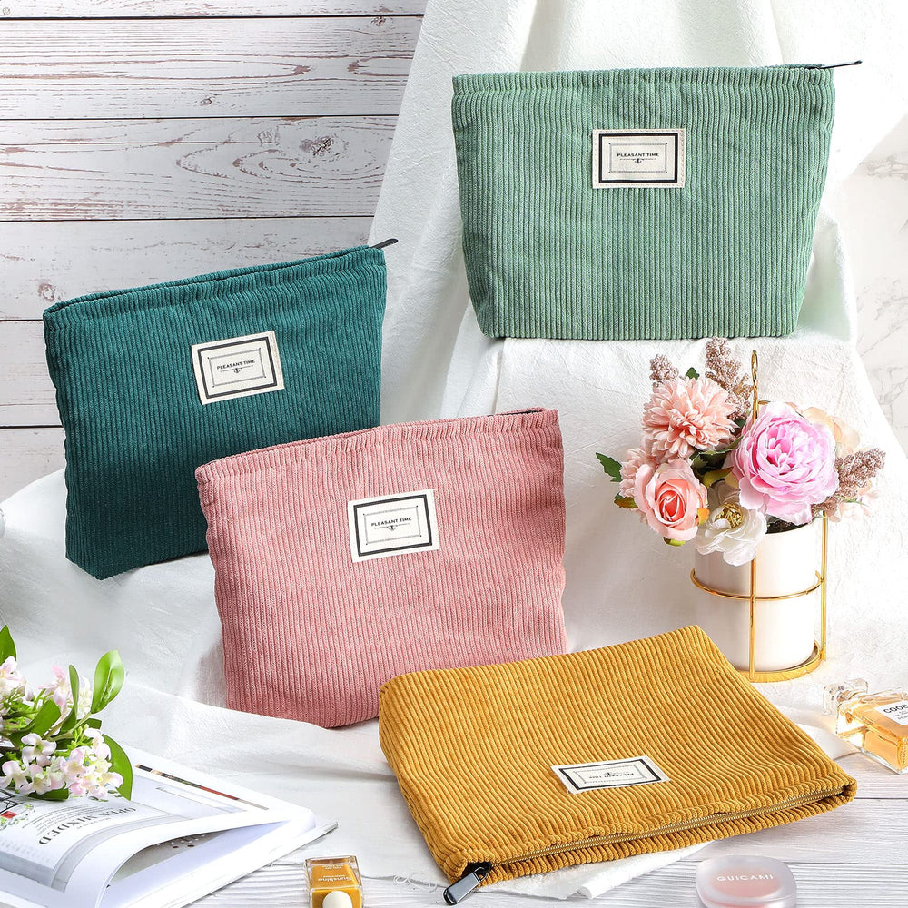 Pochettes velours Sanwuta faciles à transporter dans sac à main ou valise.