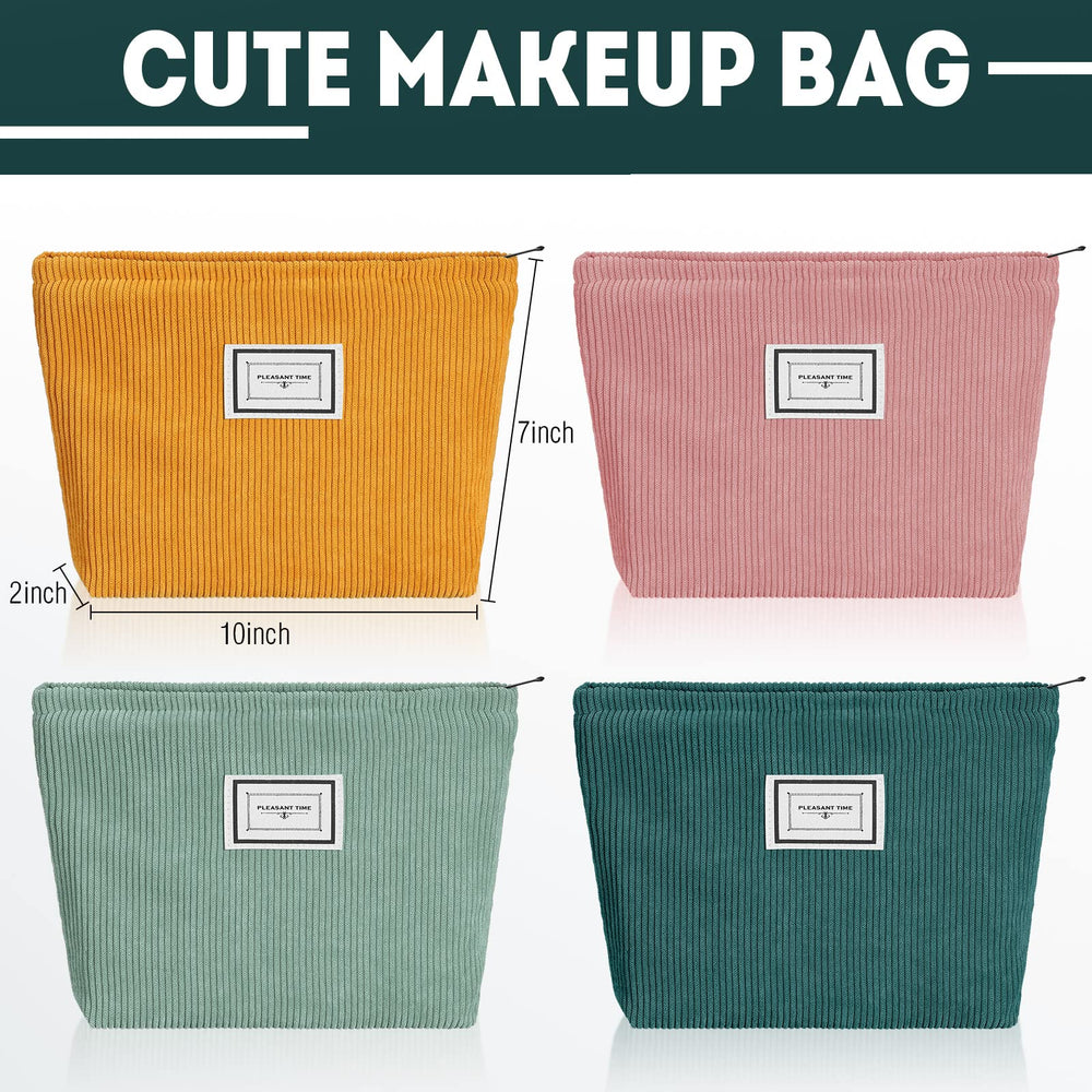 Pochettes Sanwuta velours avec zip fluide pour sécuriser vos accessoires beauté.