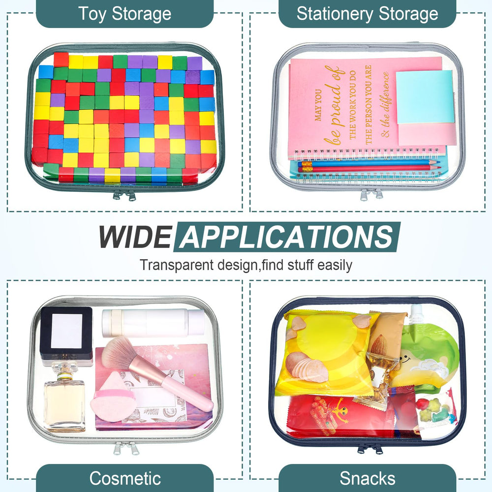 Sanwuta pochettes transparents pour snacks, transport sécurisé et sans dégâts.