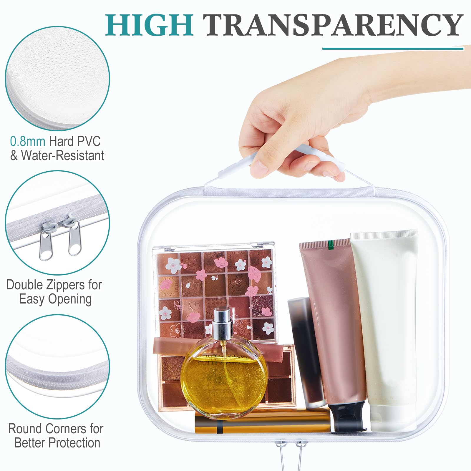 Pochettes en PVC rigide Sanwuta de 0,8 mm pour protection durable.