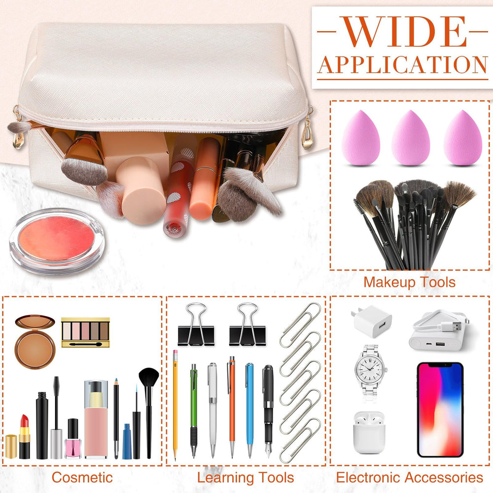 Cadeau demoiselle d'honneur Sanwuta, trousse cosmétique ivoire