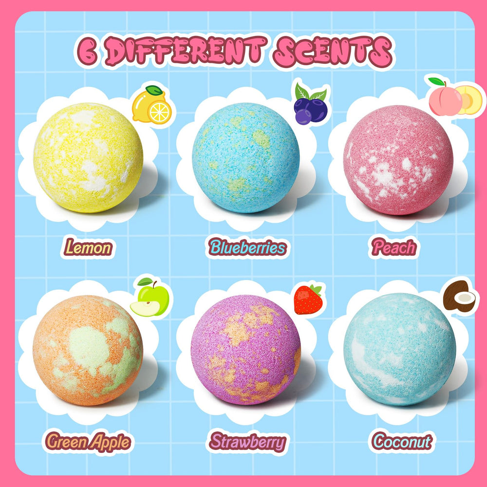 Coffret cadeau bombes de bain licorne Sanyi, parfait pour les occasions festives.