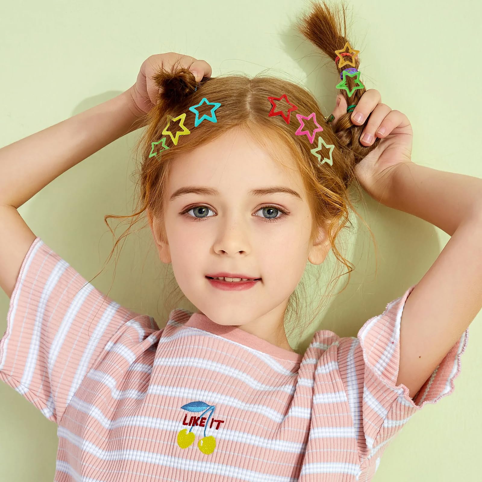 Barrette étoile SAOROPEB pour filles et femmes, accessoire tendance et pratique.