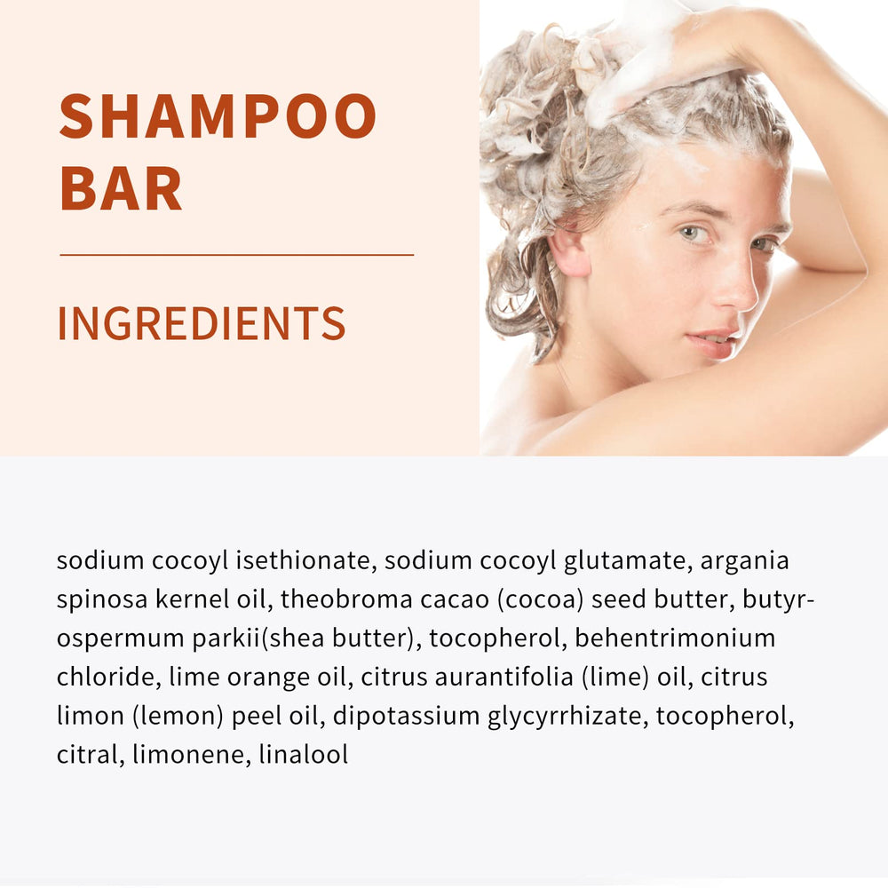 SAPHUS Barre-shampoing argan, parfum subtil: expérience sensorielle agréable.