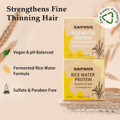 Barre après-shampoing SAPHUS à l’argan pour nourrir et ajouter de la brillance.