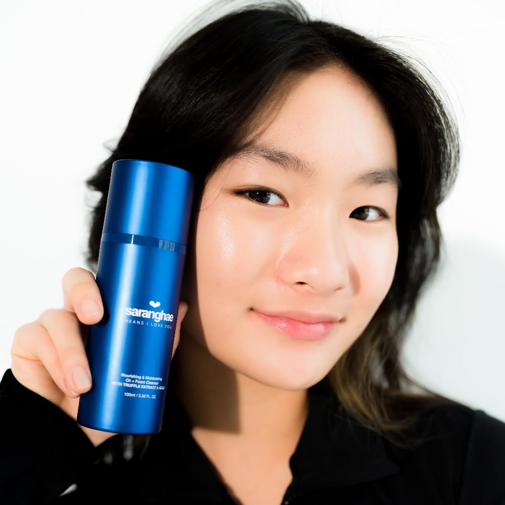 Saranghae texture mousse douce qui nettoie sans dessécher la peau.