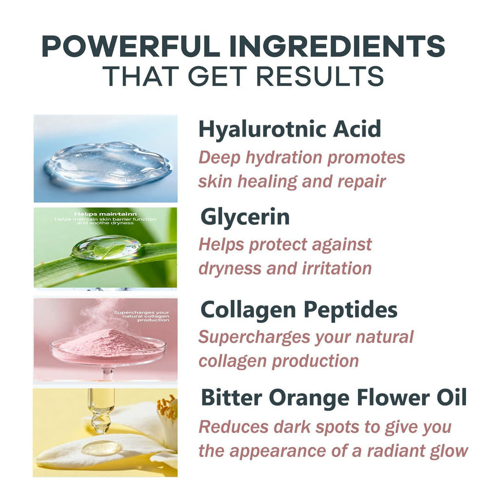Saranova Sérum Hydratant Visage, texture légère qui pénètre rapidement.