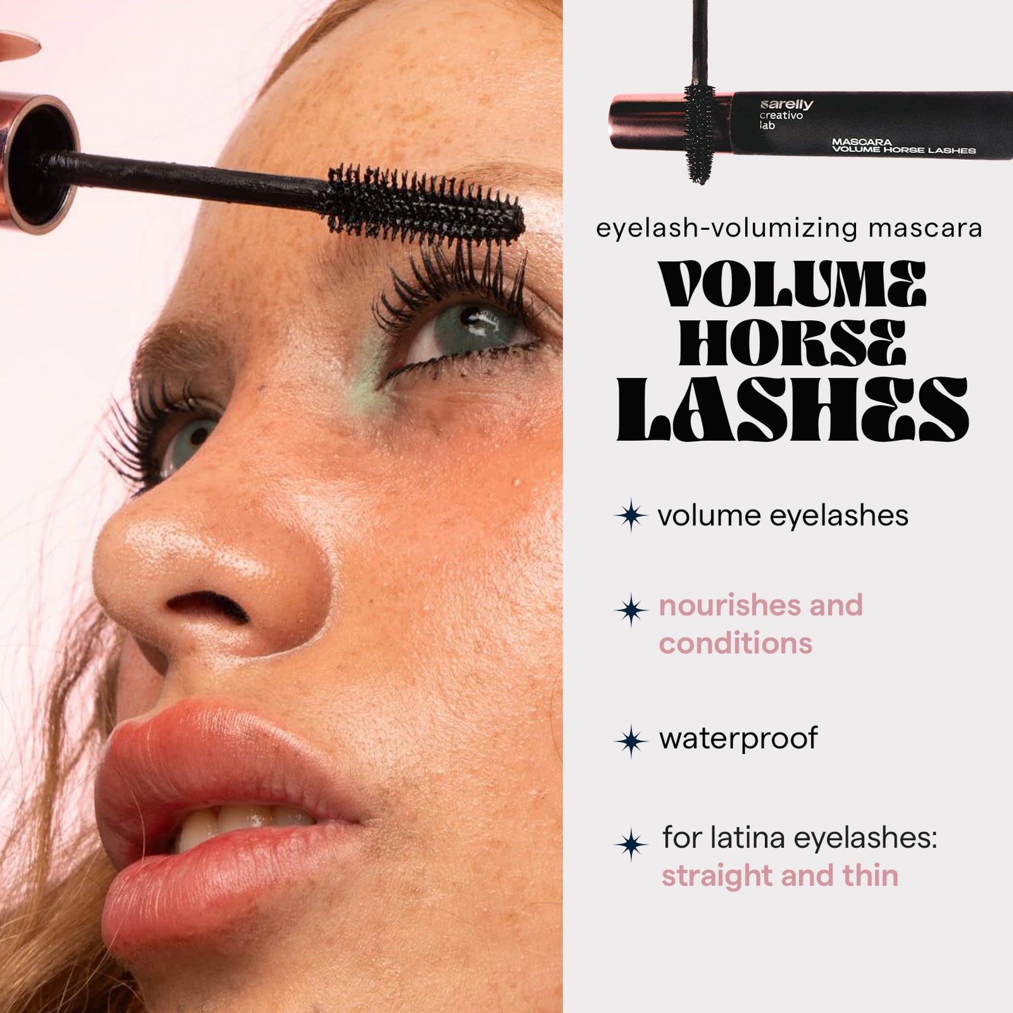 SARELLY Cils recourbés – effet curling durable et naturel.