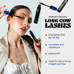 SARELLY Mascara Cils Longs – vitamine E hydratante pour cils naturels.