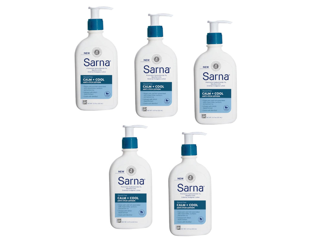 Sarna Calm + Cool: bouteille prête à l'application pour un apaisement rapide.