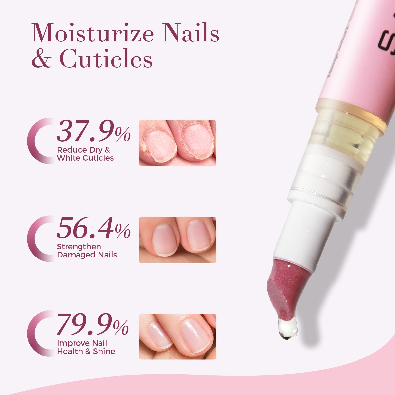 SASSYTIP embout céramique cuticule sans parfum, soin discret des contours des ongles