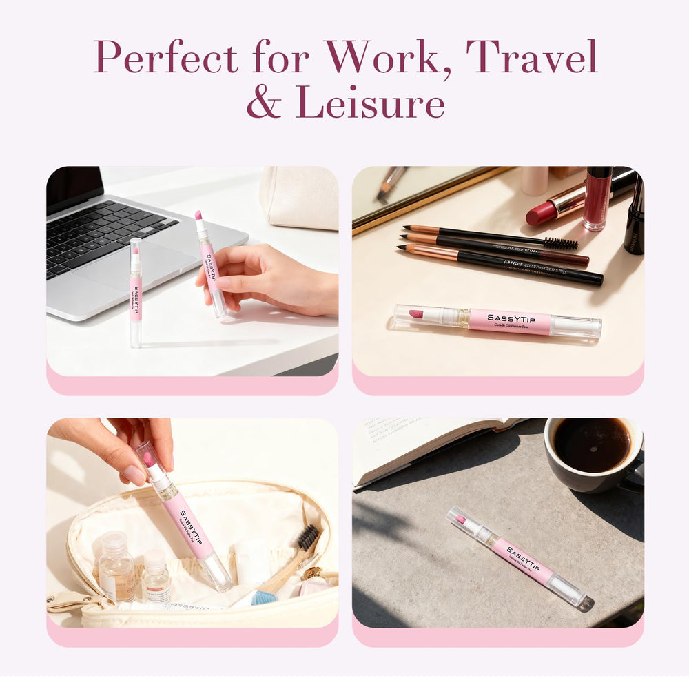 SASSYTIP stylo huile cuticule lavande, parfum relaxant et revitalisant