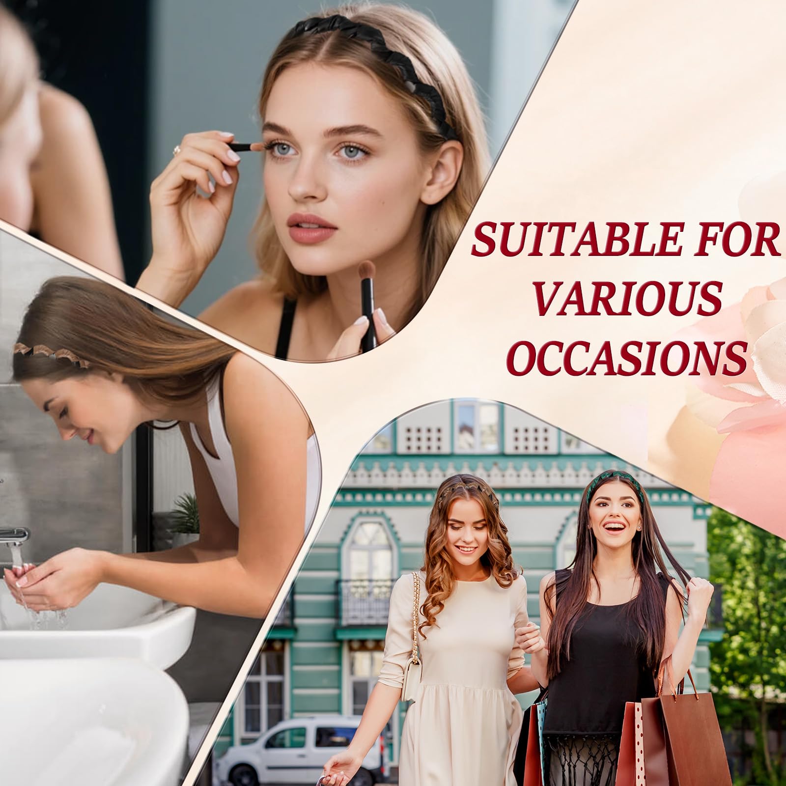 Satasiam bandeau mariage, accessoire chic pour occasions spéciales.