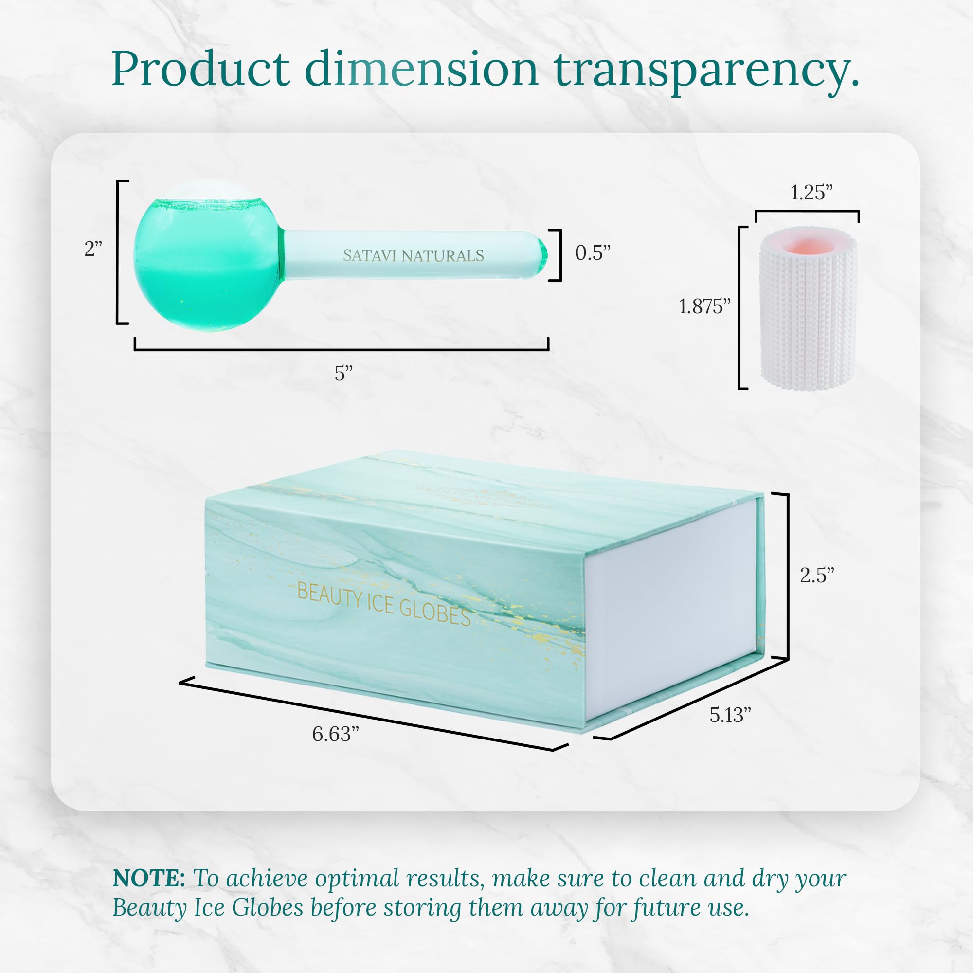Satavi Naturals liquide scintillant à l’intérieur pour un effet lumineux discret.
