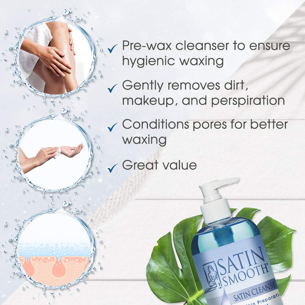 SATIN SMOOTH Apaisement post‑épilation, démontrant un usage après l'épilation pour une peau calme.
