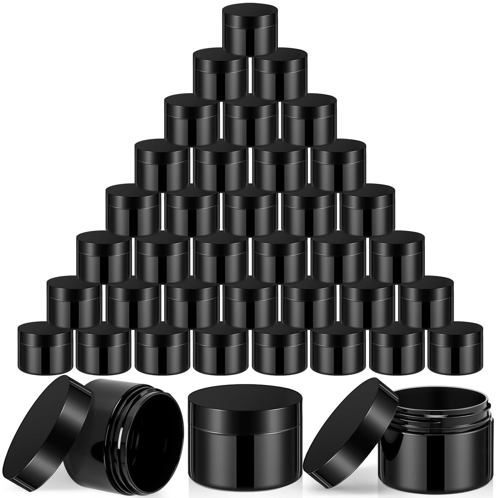 SATINIOR bocal plastique 2oz à bouche large étanche, idéal pour crèmes et lotions.