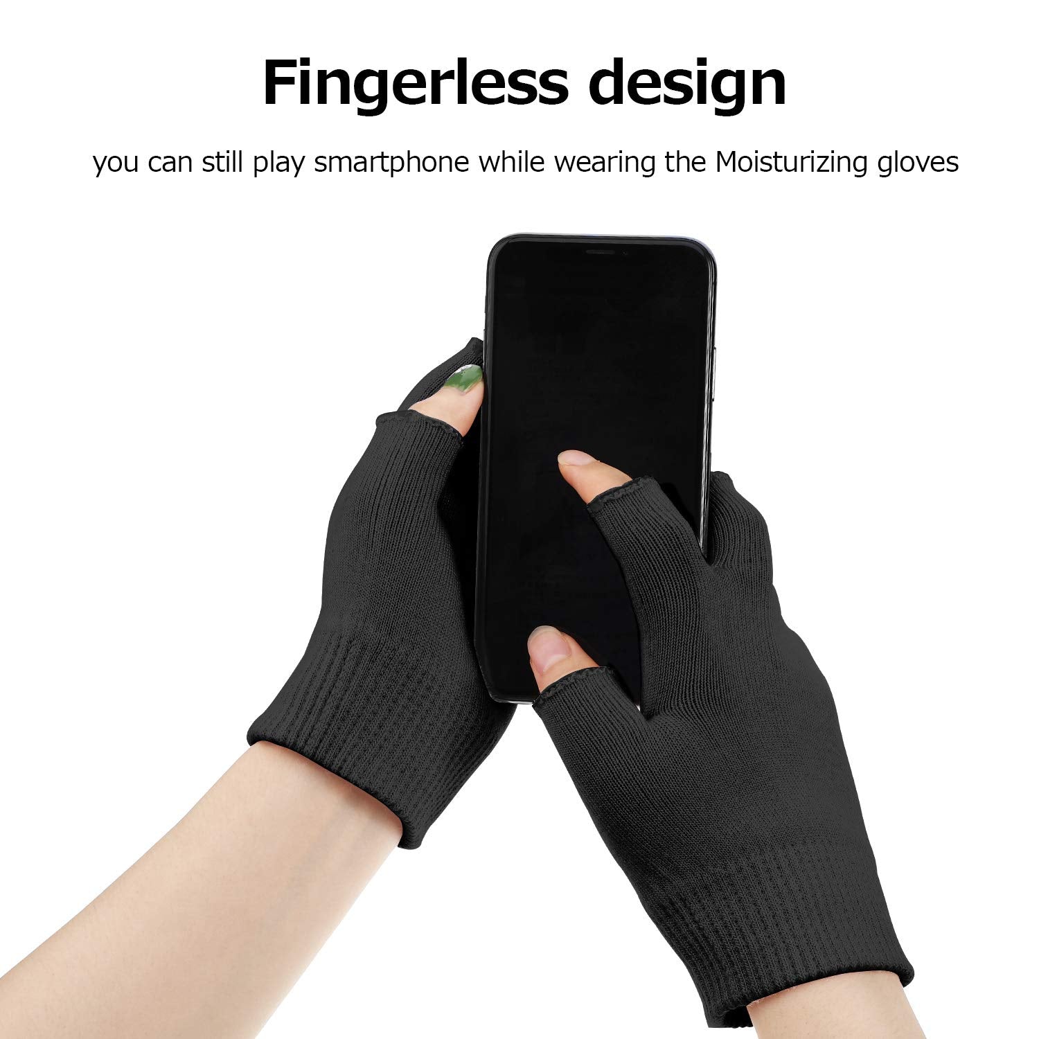 SATINIOR gants hydratation mains, utilisation jour et nuit recommandée.