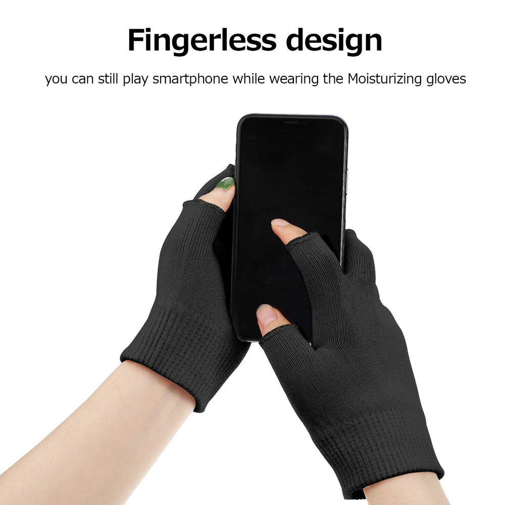 SATINIOR gants hydratation mains, utilisation jour et nuit recommandée.