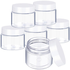 SATINIOR pots plastiques transparents 1oz avec bouchon: rangement sûr en voyage