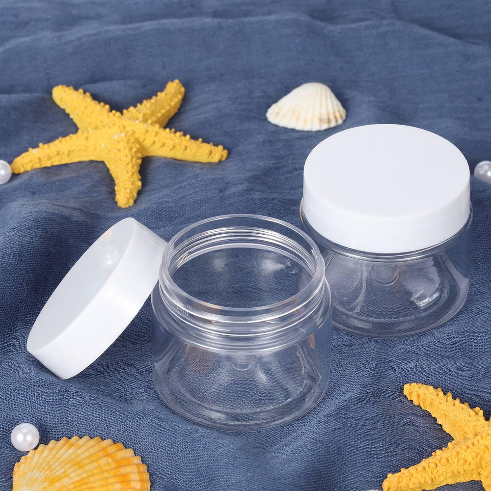 SATINIOR pots plastiques transparents 1oz: organisation pratique pour maison et voyage