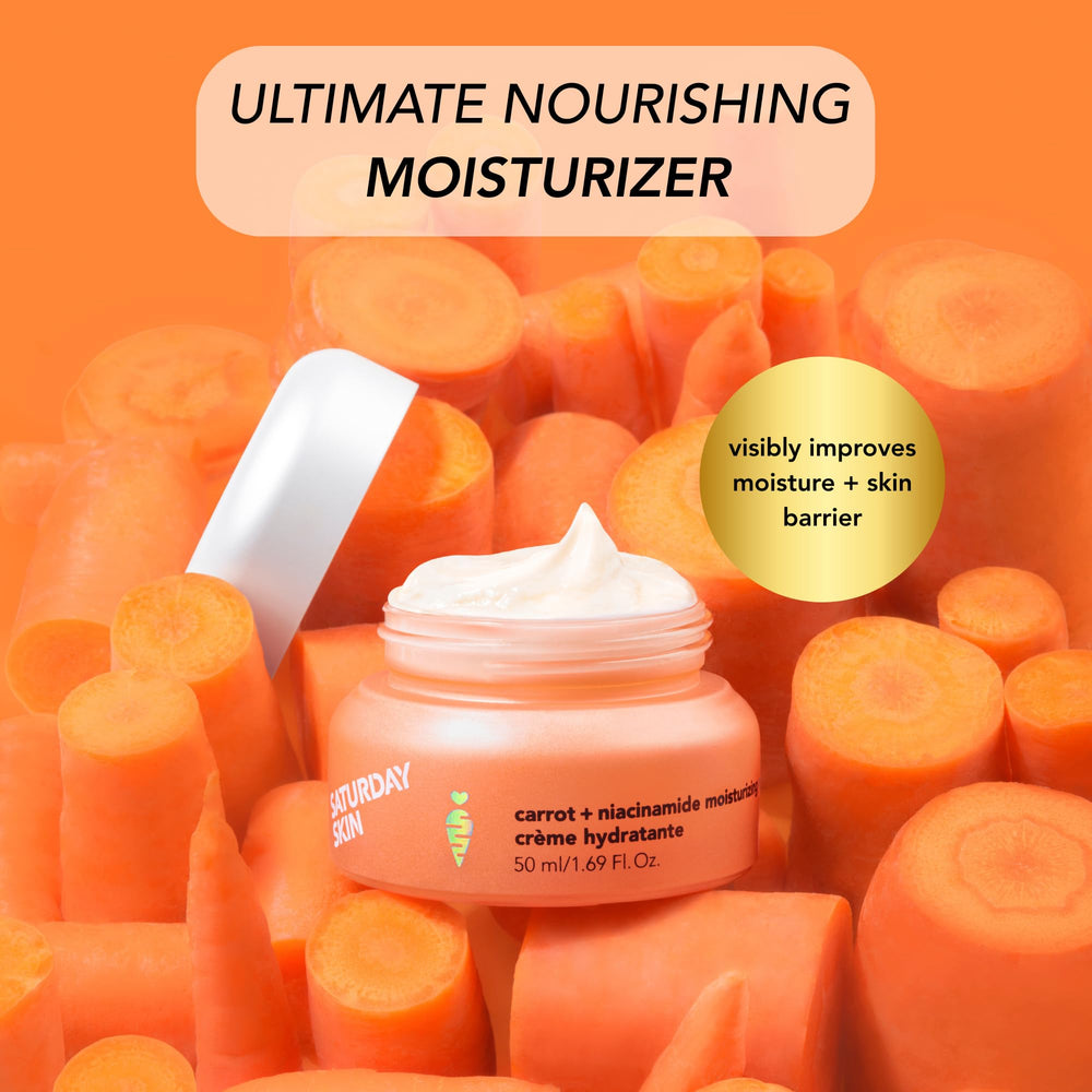 Saturday Skin ceramides et lipides renforcent la barrière cutanée pour une peau plus résiliente.