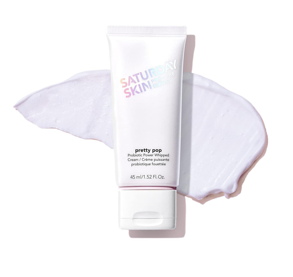 Saturday Skin Pretty Pop, texture mousse légère et hydratante pour le visage.