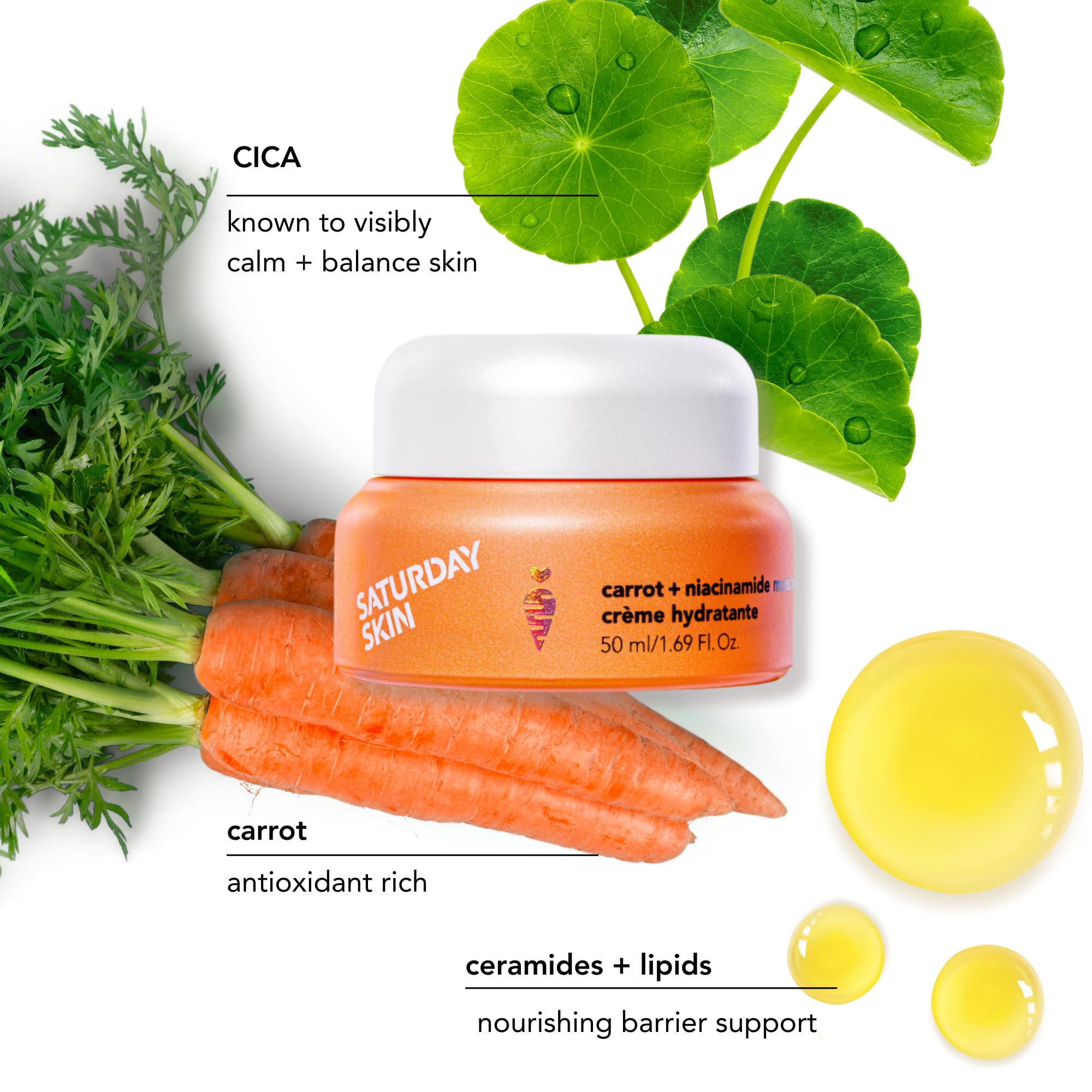Texture crème ultra-riche qui hydrate sans lourdeur et apaise la peau.