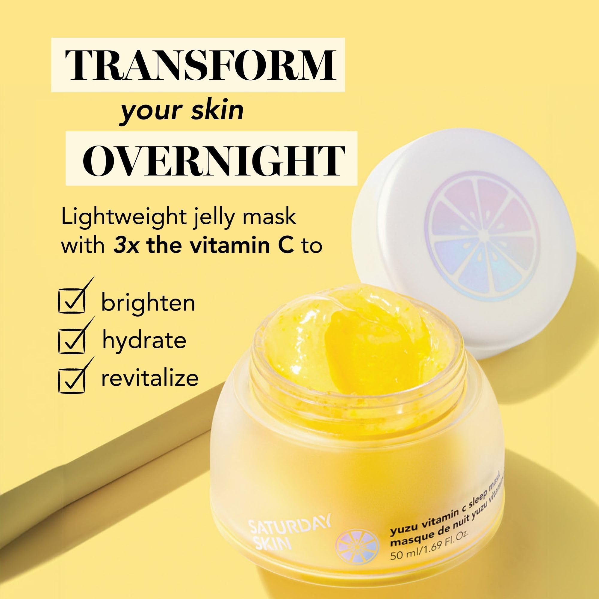 Saturday Skin vitamine-c-yuzu : éclat et protection quotidienne.
