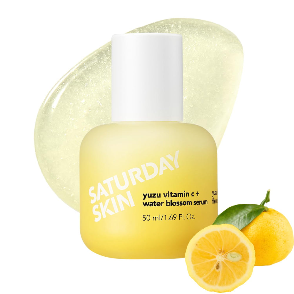 Sérum Yuzu Saturday Skin bouteille lumineuse, hydratation quotidienne