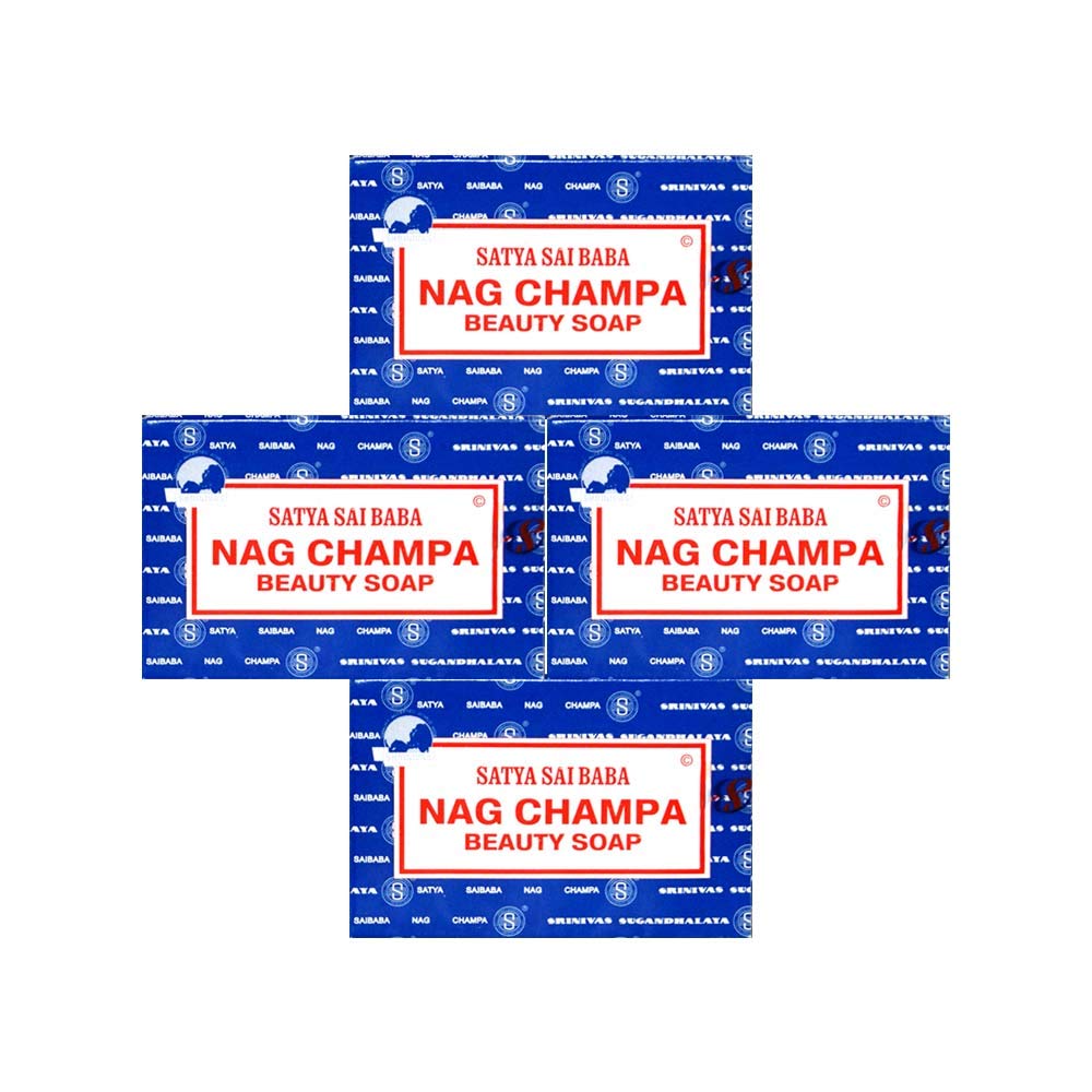 Savon Satya Nag Champa Sai Baba, barre de 150 g, parfum naturel pour la douche.