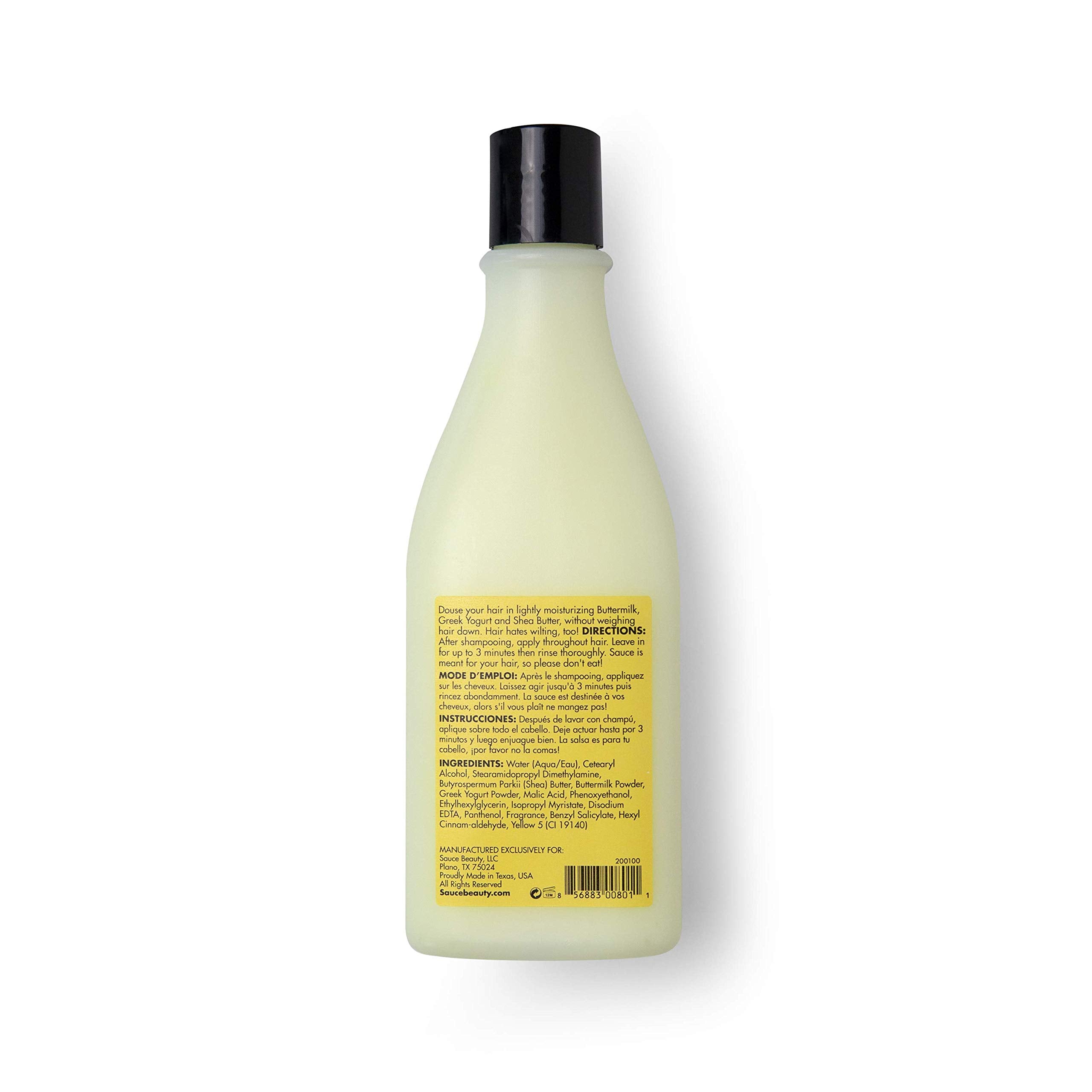Ingrédients clés beurre de karité et yaourt grec dans SAUCE BEAUTY Creamy House Dressing.