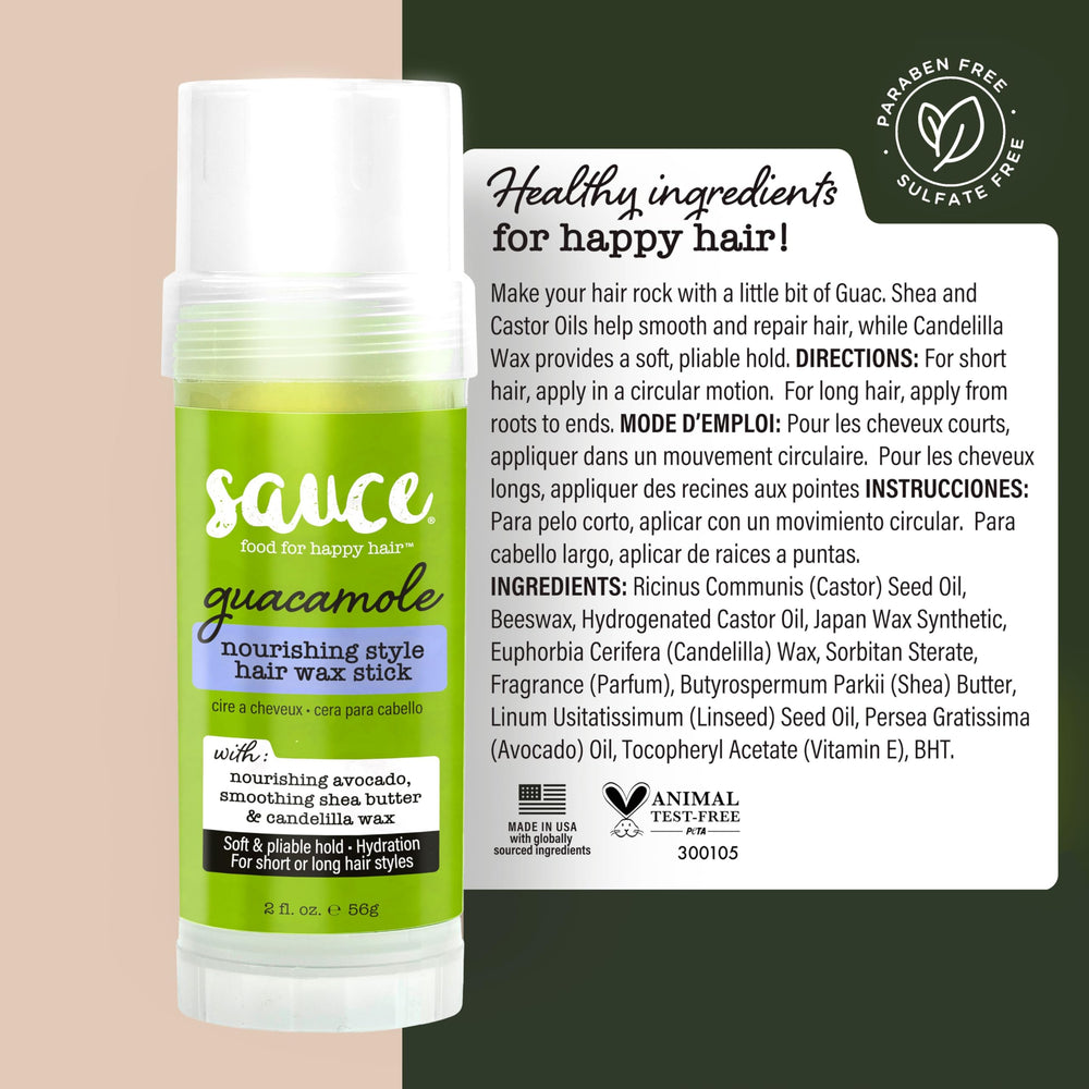 Routine quotidienne simplifiée avec Guacamole Cire Cheveux SAUCE BEAUTY
