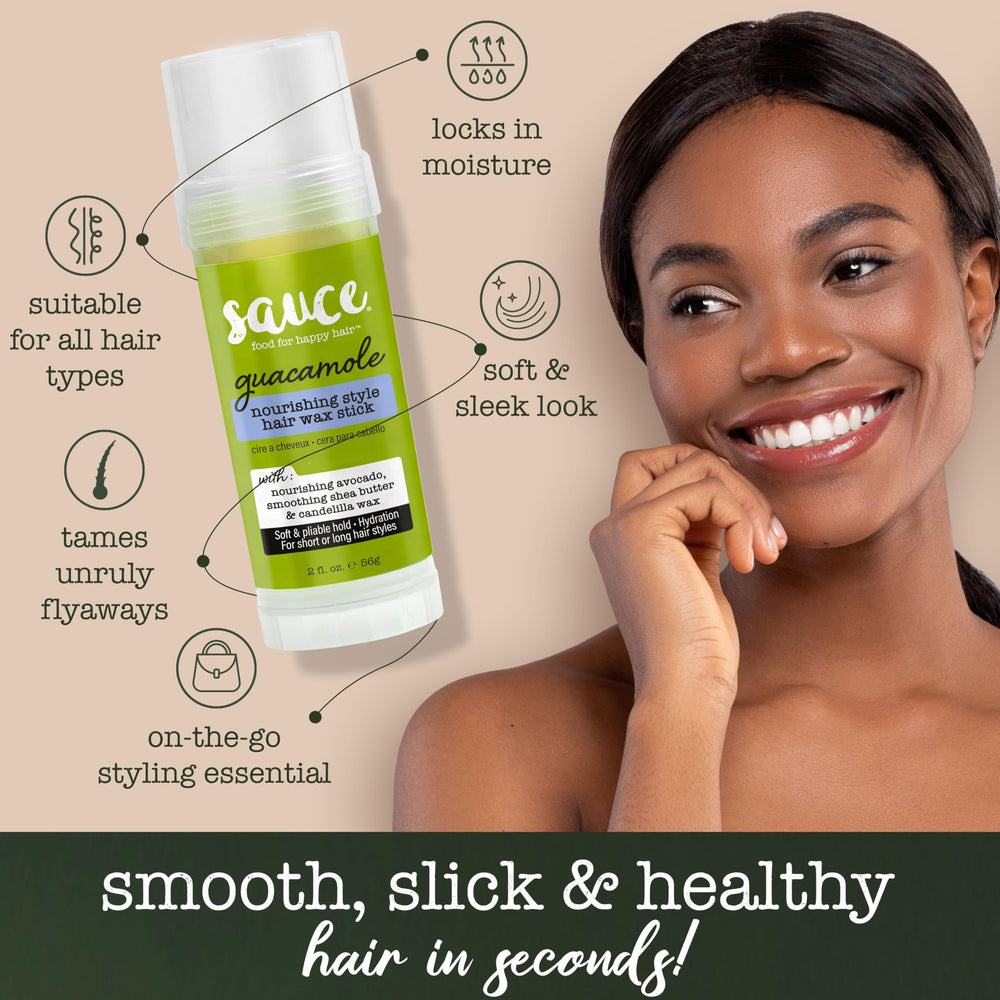Texture lisse de Guacamole Cire Cheveux SAUCE BEAUTY