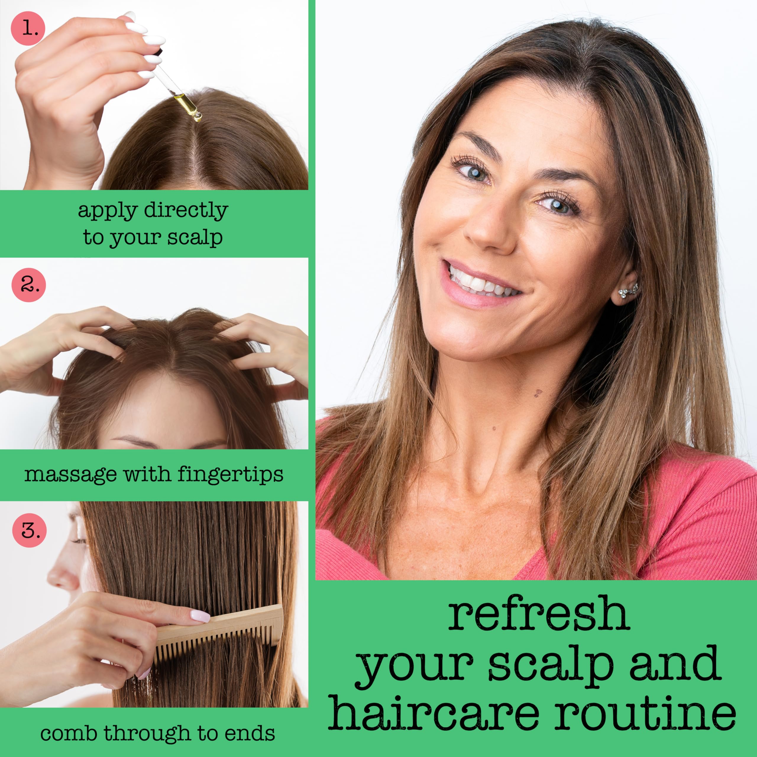 SAUCE BEAUTY Huile cheveux Rosmarin Menthe – pointes protégées grâce à l’hydratation.