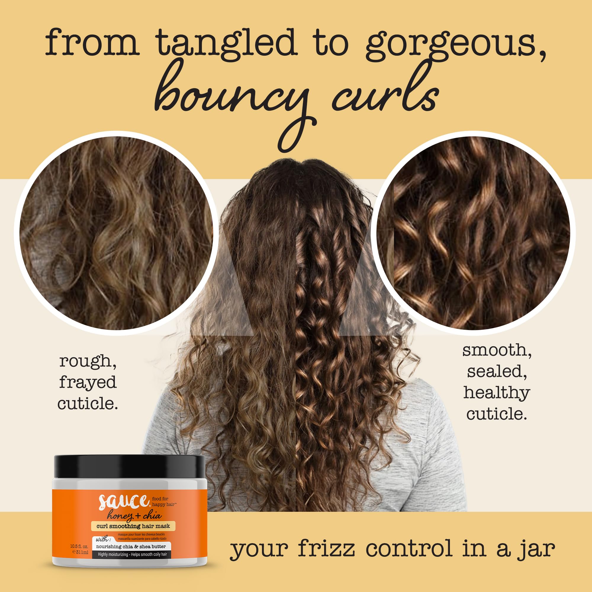 SAUCE BEAUTY inspiration cuisine pour soins capillaires gourmands.