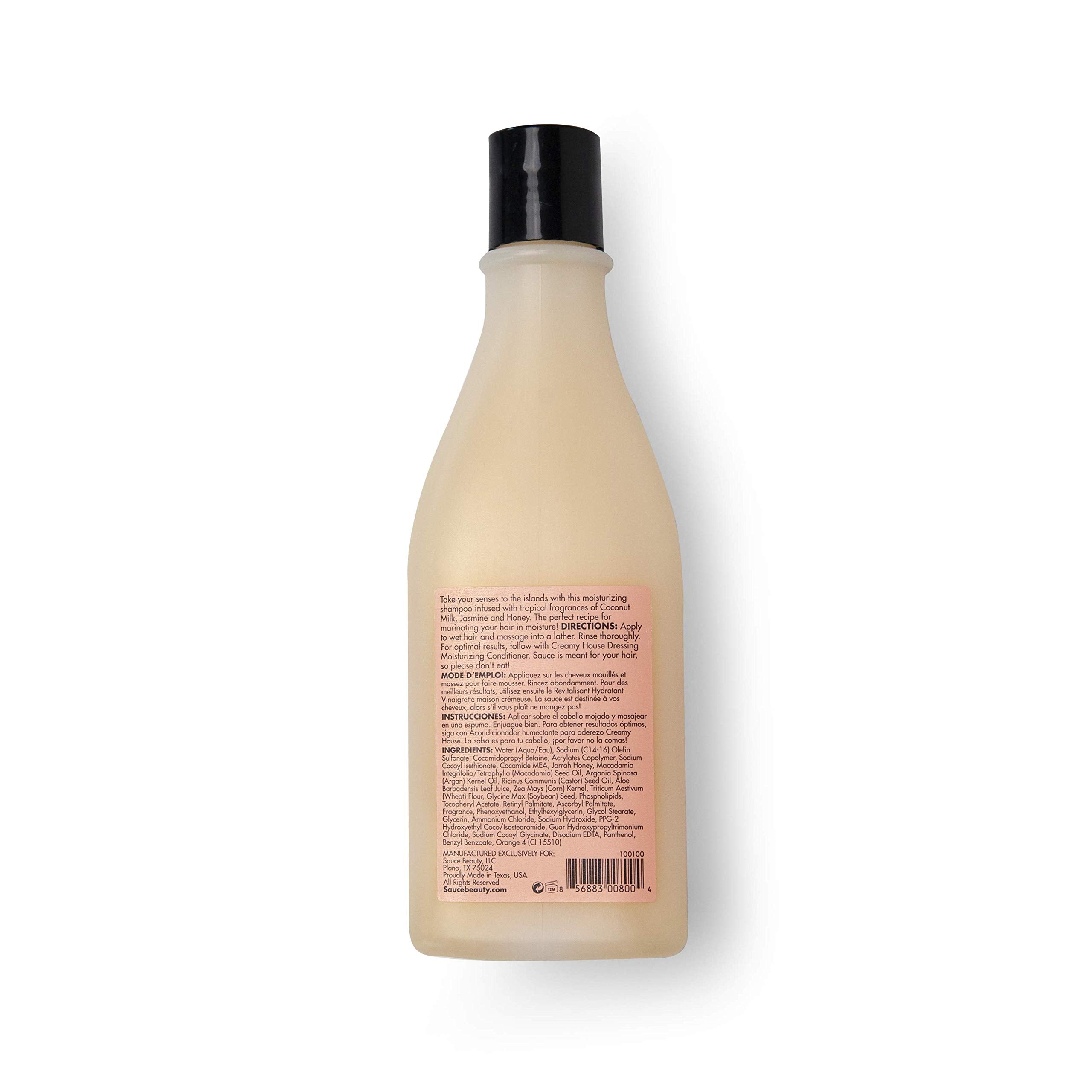 Utilisation quotidienne avec Sauce Beauty Island Marinade pour cheveux normaux.