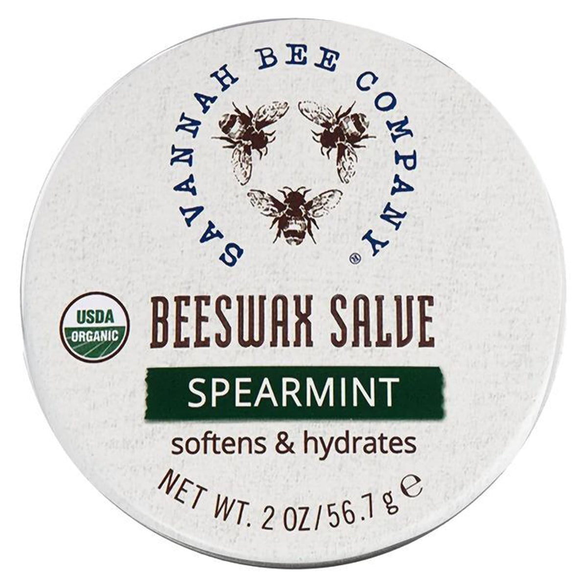 Savannah Bee Company salve cire abeille dans le pot, hydratation profonde