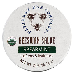 Savannah Bee Company salve cire abeille dans le pot, hydratation profonde