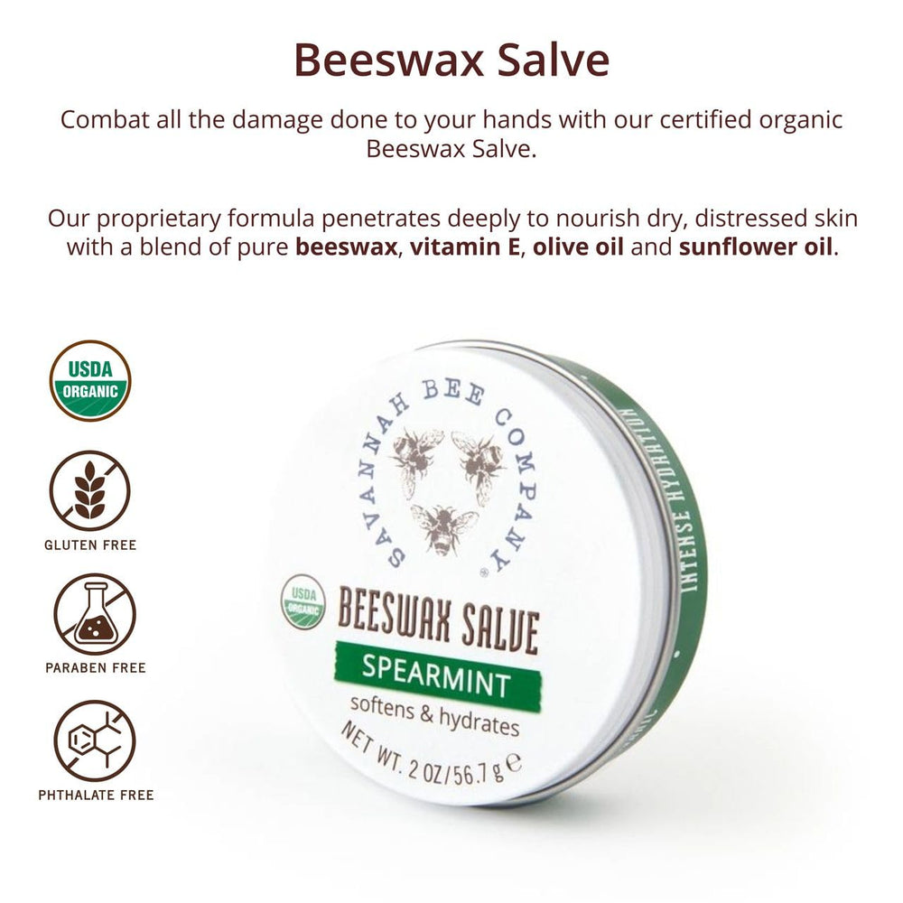 Savannah Bee Company salve huile olive pure, soin nourrissant