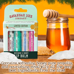 Baume lèvres caramel-salé Savannah Bee, texture lisse