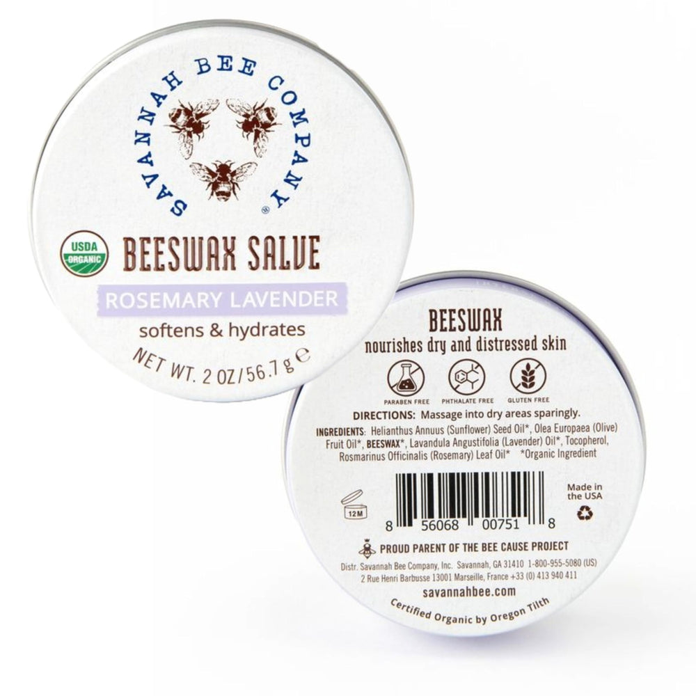 Savannah Bee Company baume cire d’abeille format 56 g prêt à l’emploi