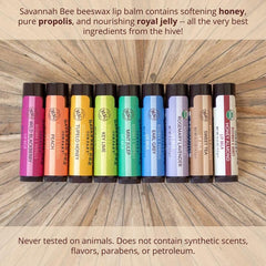 Parfum floral Tupelo lors de l'application du baume Savannah Bee